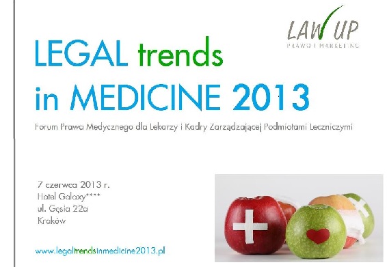 LEGAL trends in MEDICINE 2013